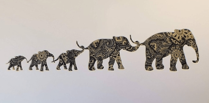 five elephant art