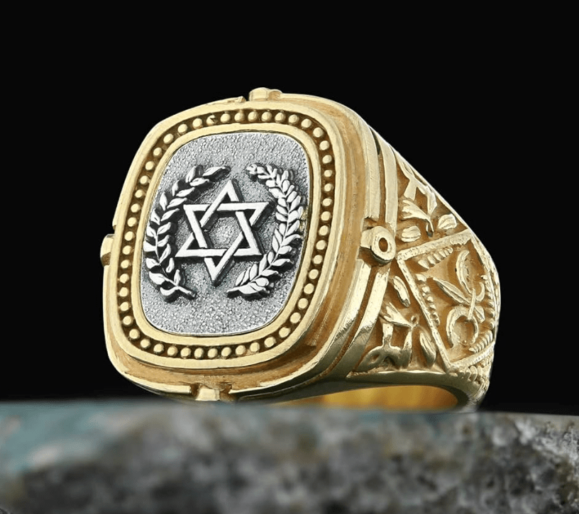 star of david ring